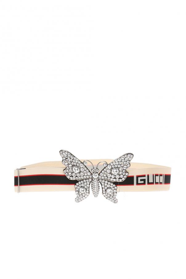 Gucci butterfly outlet belt